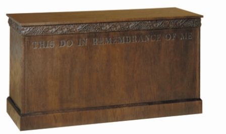 Communion Table Closed Back 206 60 W X 24 D